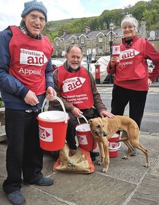 collecting for christian aid