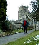 Giggleswick Church in February