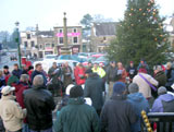 Carol Singing at Chruches Together Settle, led by Catholic priest