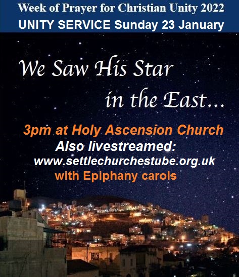 christian unity service poster